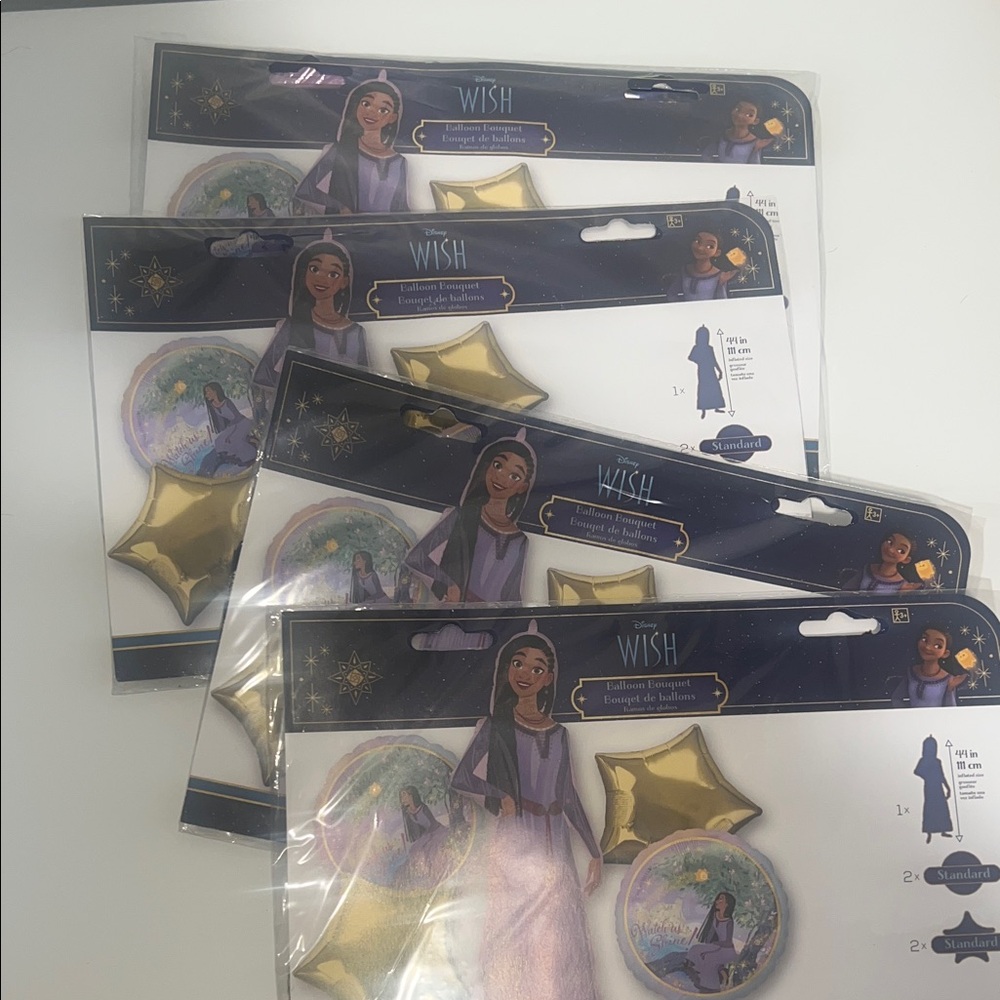 Wish Celebration Set with Gold and Blue Highlights